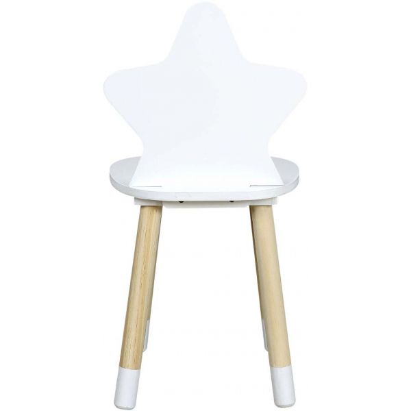 Chaise enfant en bois étoile - 24,90