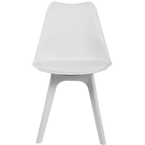 Chaise ergonomique en polycarbonate et polyuréthane Karl (Lot de 4) - JGF-0249