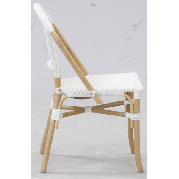 Chaise d'extérieur en rotin et résine (Lot de 4) - 579