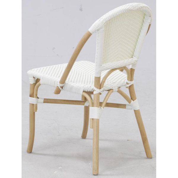 Chaise d'extérieur en rotin et résine (Lot de 4) - AUB-6478