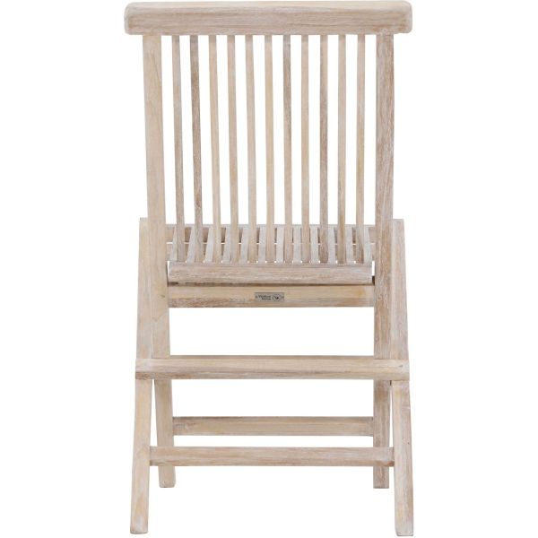 Chaise extérieure en teck Kenya - 5