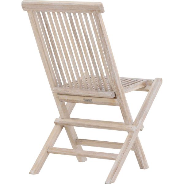 Chaise extérieure en teck Kenya - 6