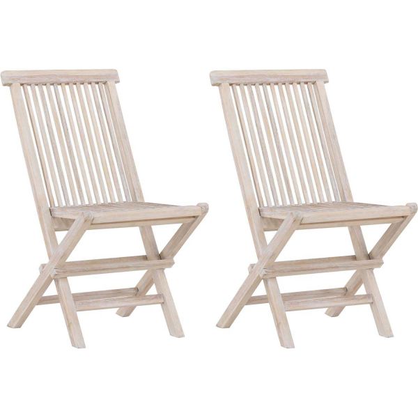 Chaise extérieure en teck Kenya