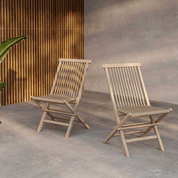 Chaise extérieure en teck Kenya - VENTURE HOME
