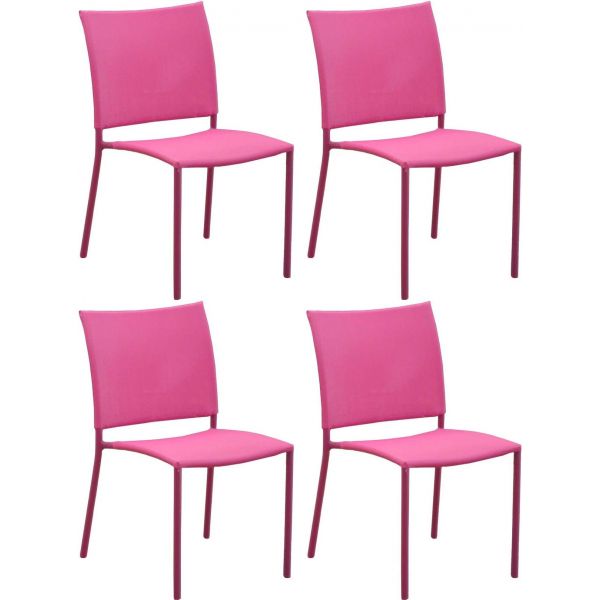 Chaise de jardin Bonbon pour enfant (Lot de 4)