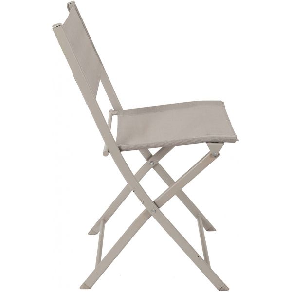 Chaise de jardin pliable en acier Elba - 5