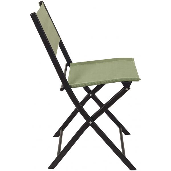 Chaise de jardin pliable en acier Elba - 5