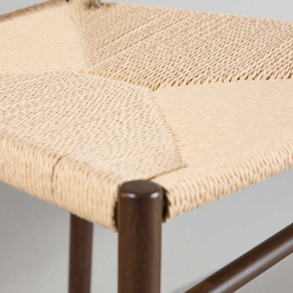 Chaise en métal et contreplaqué Polly 88 x 42 x 55 cm (Lot de 2) - 8