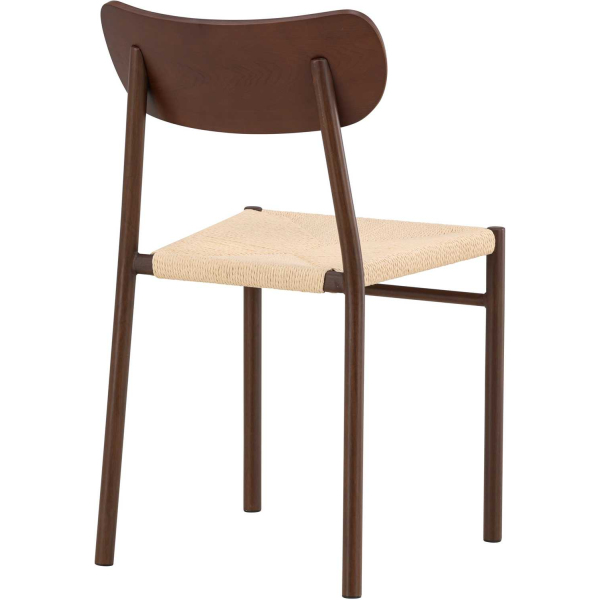 Chaise en métal et contreplaqué Polly 88 x 42 x 55 cm (Lot de 2) - 5