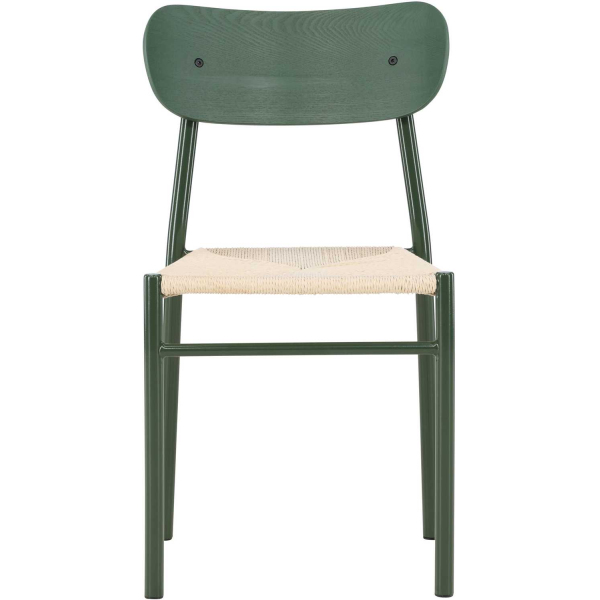 Chaise en métal et corde synthétique Polly (Lot de 2) - VEN-1090