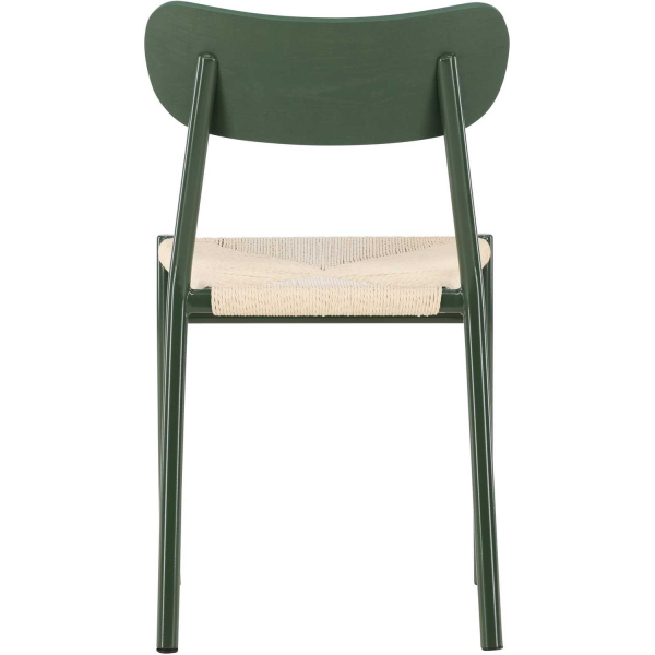 Chaise en métal et corde synthétique Polly (Lot de 2) - 139