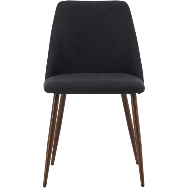 Chaise en métal et tissu Night (Lot de 2) - VEN-1159