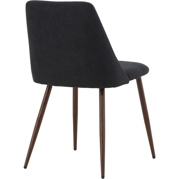 Chaise en métal et tissu Night (Lot de 2) - 5