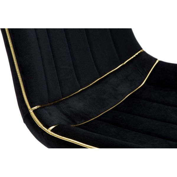 Chaise en métal et tissu Paris (Lot de 2) - 8