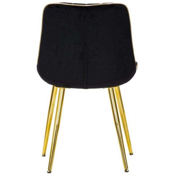 Chaise en métal et tissu Paris (Lot de 2) - 5