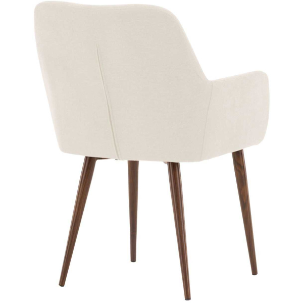 Chaise en métal et tissu Tomorrow (Lot de 2) - 6