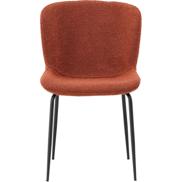 Chaise en métal et tissu bouclette Modesto (Lot de 2) - 169