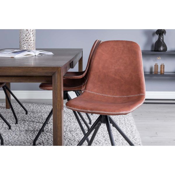 Chaise pivotante en polyuréthane Polar (Lot de 2) - VENTURE HOME