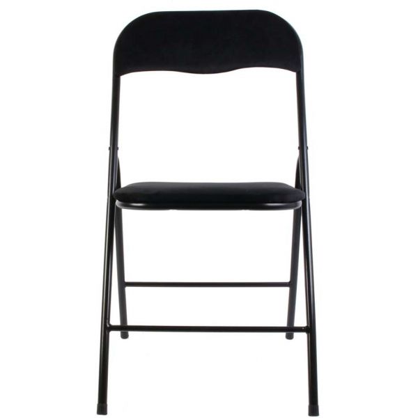 Lauralot De Chaise Velours Pliable 4noir En 8OPwXNn0k