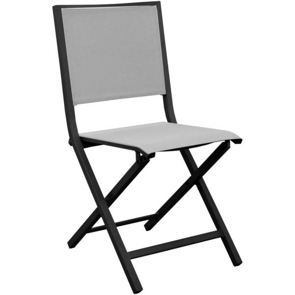 Chaise pliante en aluminium Ida (Lot de 2) - PROLOISIRS