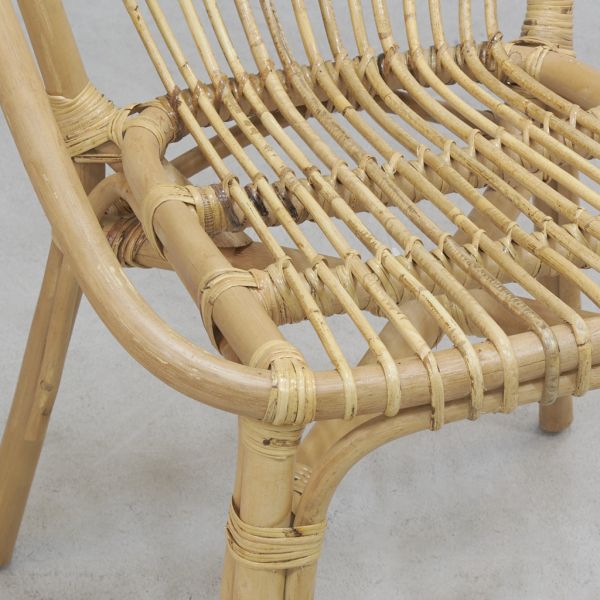 Chaise en rotin Backa - AUB-5378