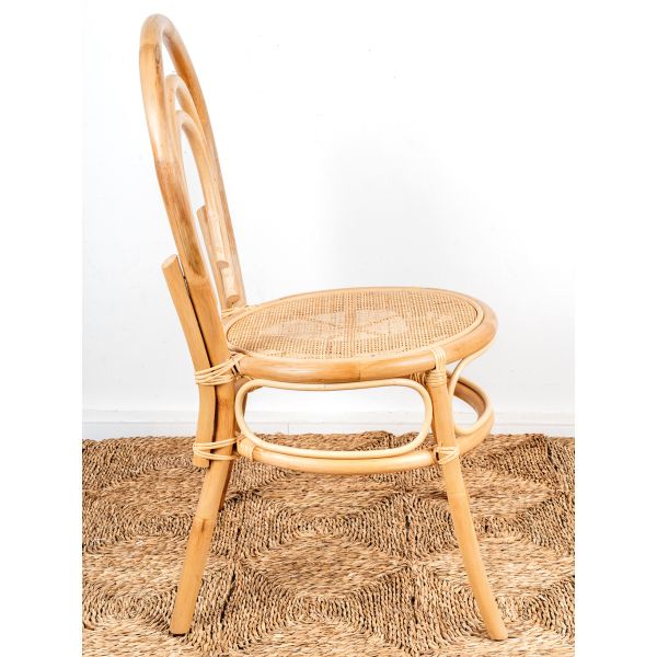 Chaise en rotin naturel et cannage - 6