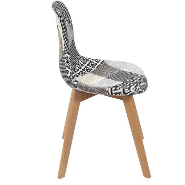 Chaise scandinave Patchwork (Lot de 2) - 5