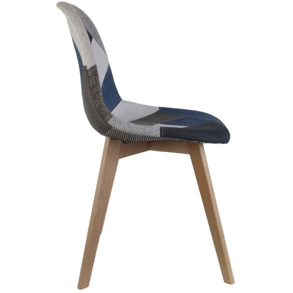 Chaise scandinave Patchwork (Lot de 2) - 5