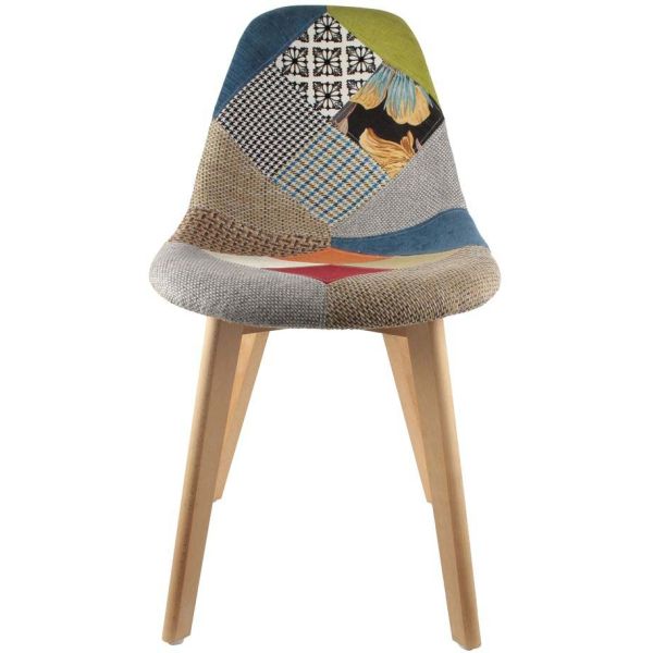 Chaise scandinave Patchwork (Lot de 2) - 129