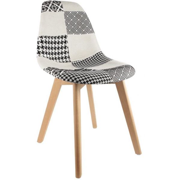 Chaise scandinave Patchwork
