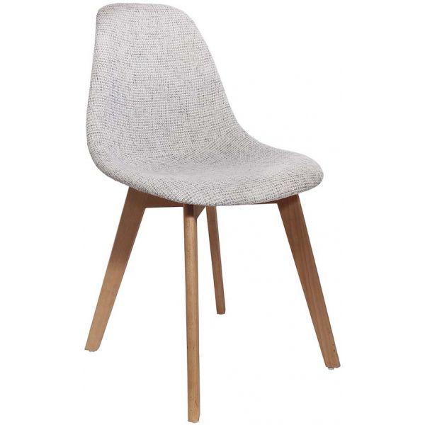 Chaise scandinave assise grosse maille (Lot de 2) - THE HOME DECO FACTORY