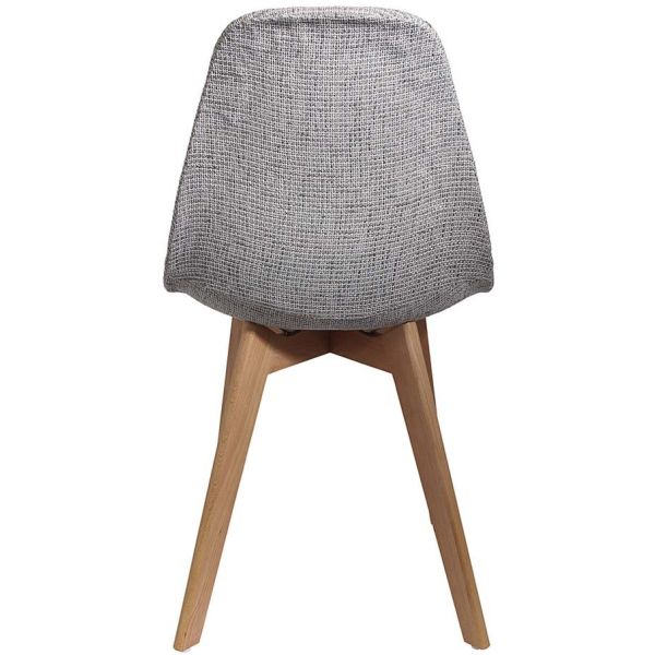 Chaise scandinave assise grosse maille - 5