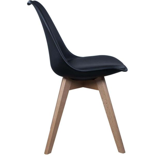 Chaise scandinave avec assise rembourrée (Lot de 2) - 5