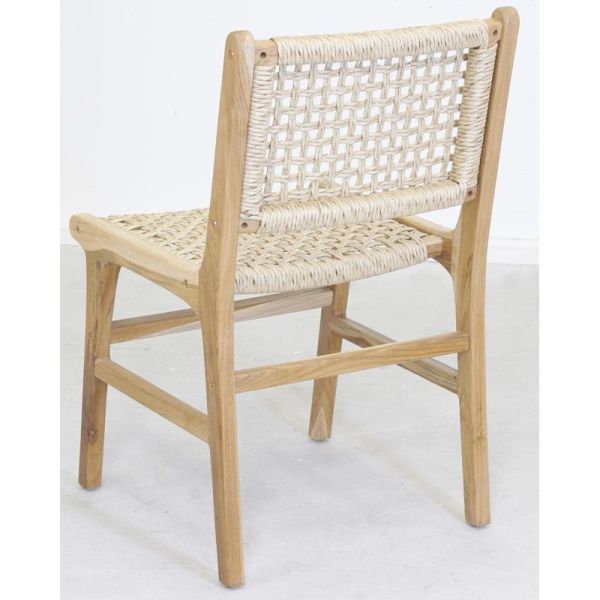 Chaise en teck naturel BAIA (Lot de 2) - 519