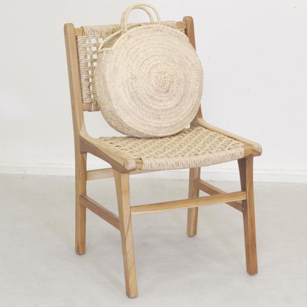 Chaise en teck naturel BAIA (Lot de 2) - AUBRY GASPARD