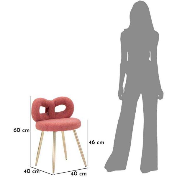 Chaise en tissu éponge Ilary 40 x 67 cm - MAU-0655