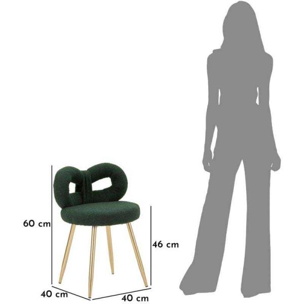 Chaise en tissu éponge Ilary 40 x 67 cm - MAU-0656