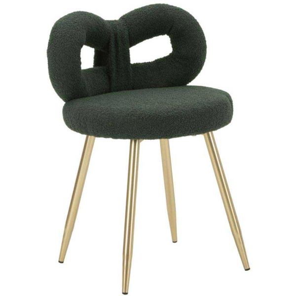 Chaise en tissu éponge Ilary 40 x 67 cm