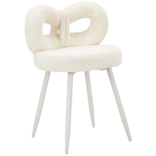 Chaise en tissu éponge Ilary 40 x 67 cm