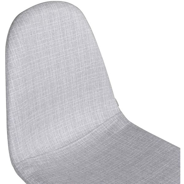 Chaise en tissu avec pieds en acier Polar (Lot de 2) - 7