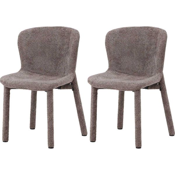 Chaise en tissus bouclette Astoria