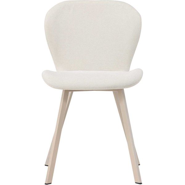 Chaise en tissus pieds en acier Lilja - VEN-0922