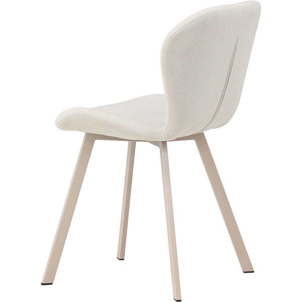 Chaise en tissus pieds en acier Lilja - 6