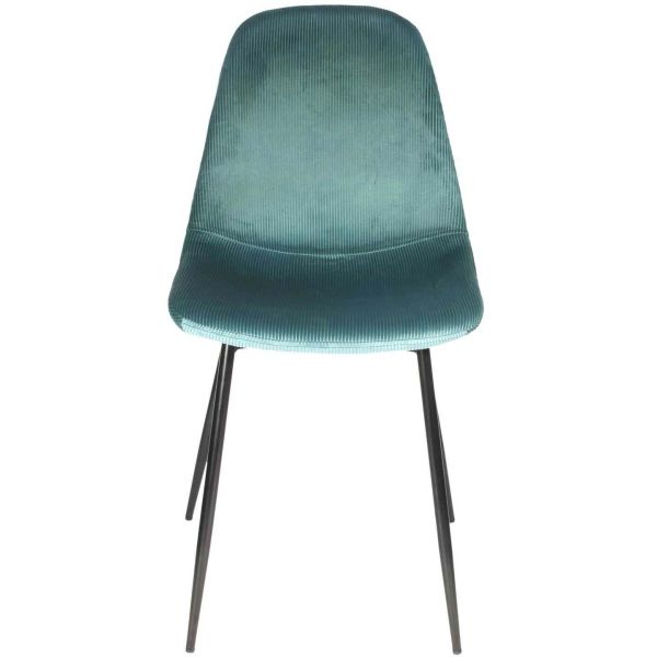Chaise en velours côtelé Giulia (Lot de 2) - 89,90