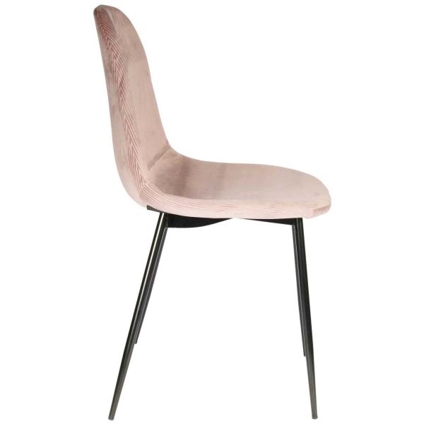 Chaise en velours côtelé Giulia (Lot de 2) - 109