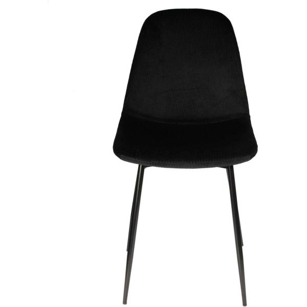 Chaise en velours côtelé Giulia (Lot de 2) - 89,90