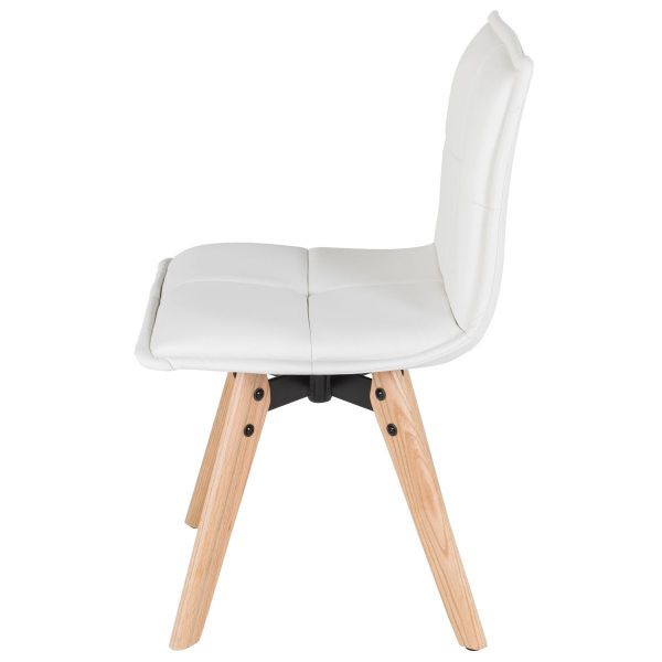 Chaises design avec pieds en chêne (Lot de 2) - PRO-1062