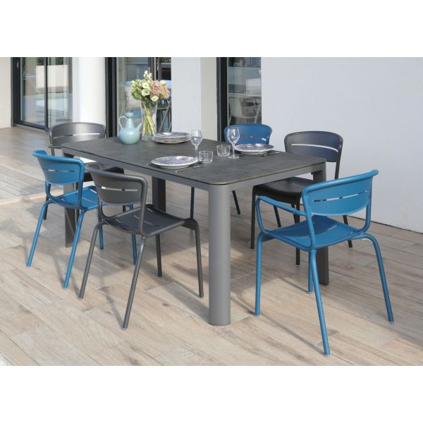 Chaises terrasse en aluminium Haora (Lot de 2) - Océo by Proloisirs