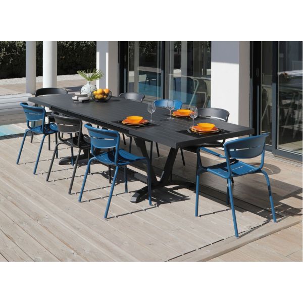 Chaises terrasse en aluminium Haora (Lot de 2) - Océo by Proloisirs