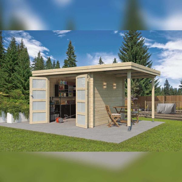 Chalet en bois 7,26 m² OREGON - GARDENAS